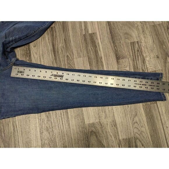 J.Crew Womens Size 27 High Rise Skinny Whiskered Denim Blue Jeans - Picture 10 of 12